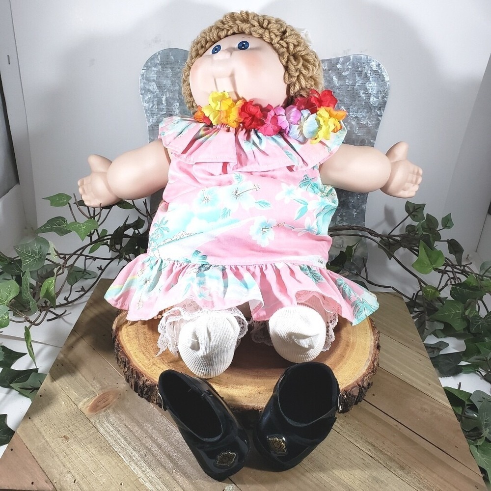 Rare Vintage 1985 Xavier Roberts Signature Porcelain Cabbage Patch Doll Shaders
